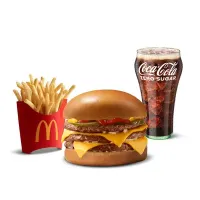 Triple Cheeseburger Menü